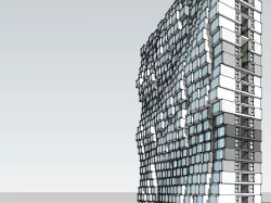 High-rise residence 5 3D model