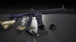 HK417 FPS PACK Low-poly  3D model