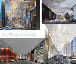 Hotel 3dmodel collection offer 