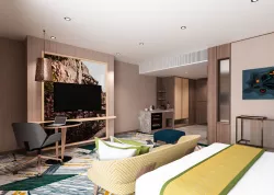 Hotel - Luxury Wealthy Suite Scene and Bathroom 3D model