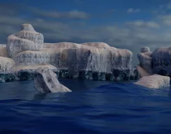 Iceberg Environment 5 pack 3D Model Collection