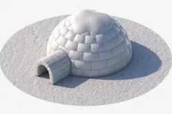 Igloo Low-poly  3D model