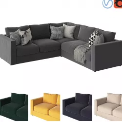 Ikea Vimle big corner 3D model