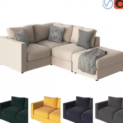 Ikea Vimle Corner  3D model