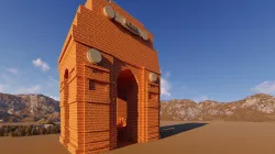 India gate 3d model  Low-poly  3D model