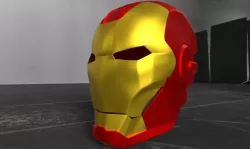 Iron Man - Helmet Low-poly  3D model