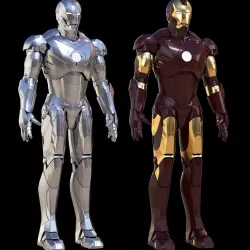 Iron Man Mark 2 and 3 Pack 3D Model Collection