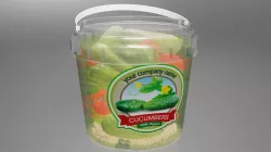 jar of pickled cucumbers 3D model