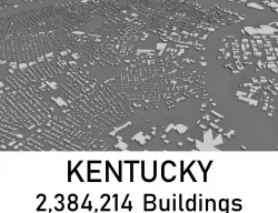 Kentucky - 2384214 3D Buildings Low-poly  3D model