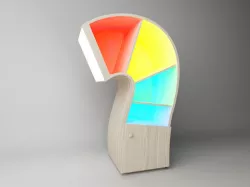 Kids bookcase  3D model