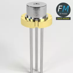 Laser diode 3D model