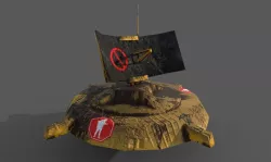 laser gun  Low-poly  3D model