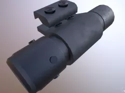 Laser Sight - Light - Attachment - PBR - 4K Textures Low-poly  3D model