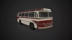 LAZ-695 Lviv Low-poly  3D model