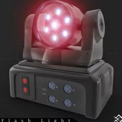 led flash light 3D model