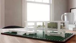 LEGO Farnsworth House by Mies van der Rohe  3D model