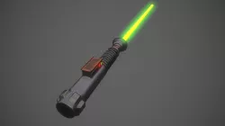 Lightsaber - Luke Skywalker 3D model