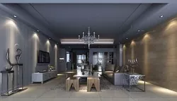 Living Area 3D model - 84 3D model