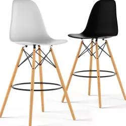 Loftdesigne Stool 3753 - Eames Plastic Stool 3D model