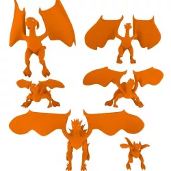 Low-Poly Dragons 3D Model Collection