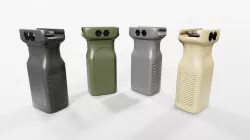 Magpul RVG Rail Vertical Grip Low-poly  3D model