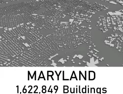 Maryland - 1622849 3D Buildings Low-poly  3D model