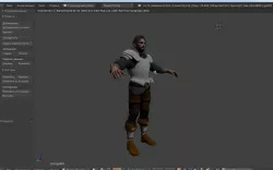 Medieval Character knight Low-poly  3D model