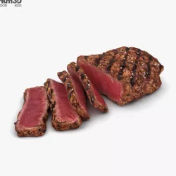 Medium Rare Steak 3D model