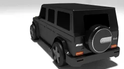 Mercedes Benz G63 AMG Brabus Low-poly  3D model
