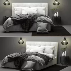 Mezzo Bed Boconcept 3D model