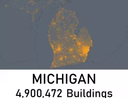 Michigan - 4900472 3D Buildings Low-poly  3D model