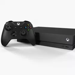Microsoft Xbox One X Low-poly  3D model