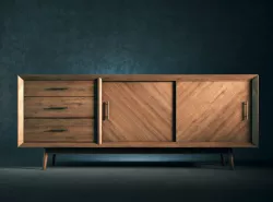 Mid-Century Modern Buffet Console 3D model