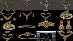 Mini Set beautiful 3D Model Collection