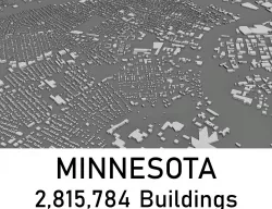 Minnesota - 2815784 3D Buildings Low-poly  3D model