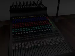 Mixing table 3D model
