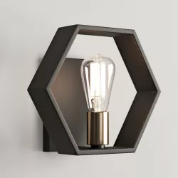 Modern Hexagon Sconce 3D model
