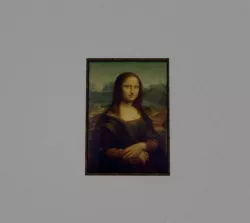 Mona Lisa Low-poly  3D model