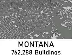 Montana - 762288 3D Buildings Low-poly  3D model