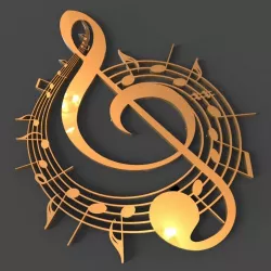 Music Logo 3D model