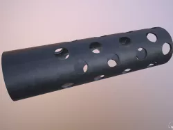 Muzzle Break - Recoil Compensator - Attachment - PBR - 4K 3D model