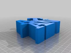 My Customized WORD Sculpture