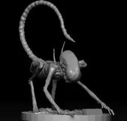 Neoburster Alien Covenant statue 3D model
