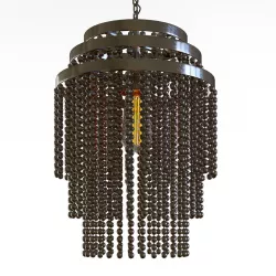 Noir Veil Chandelier 3D model