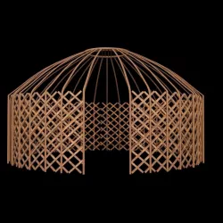 Nomad Yurt Low-poly  3D model