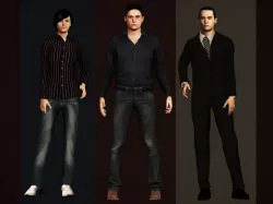 Office characters pack 3D Model Collection