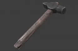 Old Hammer Low-poly  3D model
