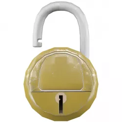 Padlock Low-poly  3D model