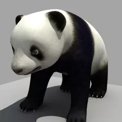 panda 3D model