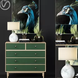 Peacock Cabinet 3D model